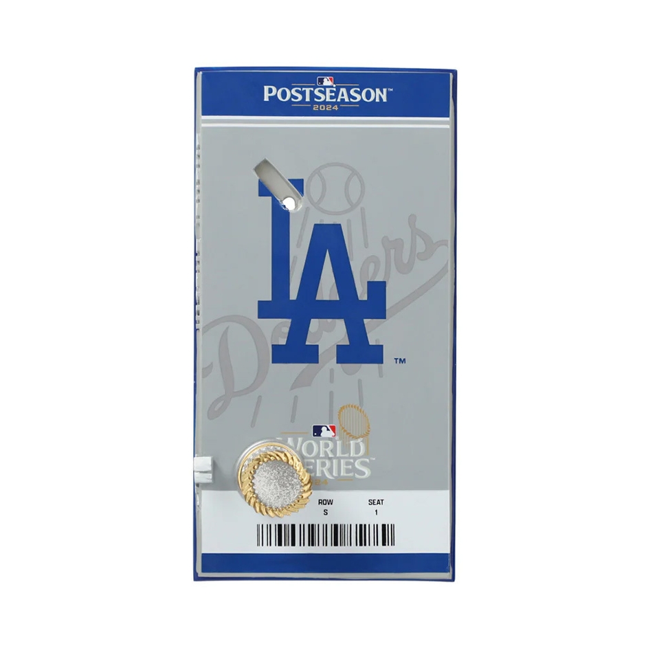 大谷翔平 2024 World Series Champion Player トロフィー & チケット台座付 世界限定ボブルヘッド台座