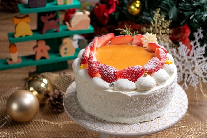 山形プリンのクリスマスケーキ_1