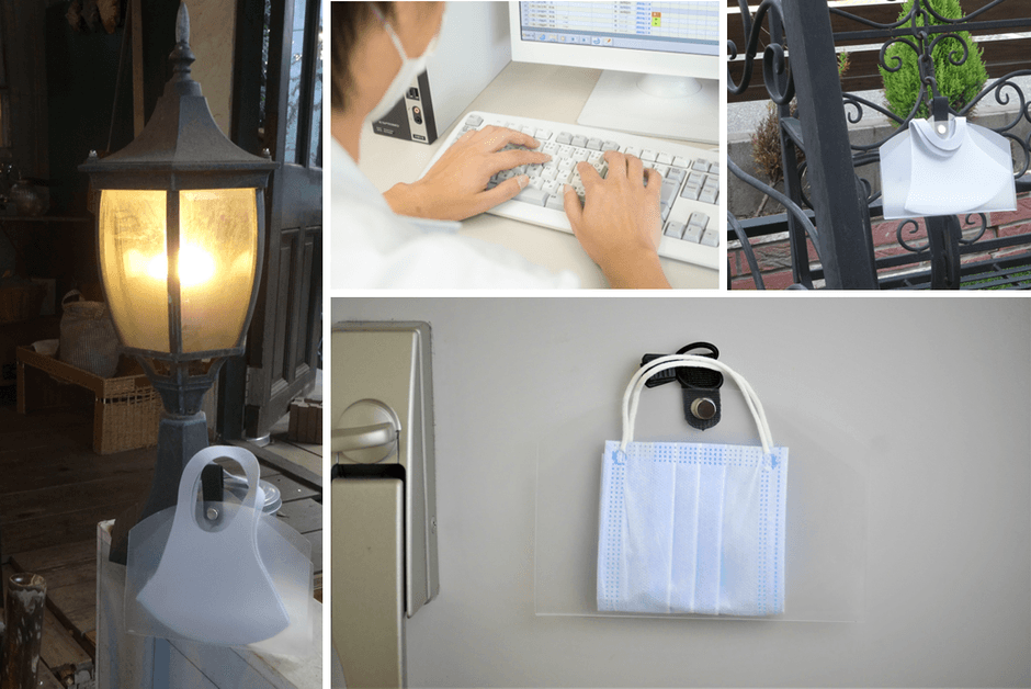 玄関ドアーの裏側、冷蔵庫、キャビネット、ライトの柱・・・どこでも