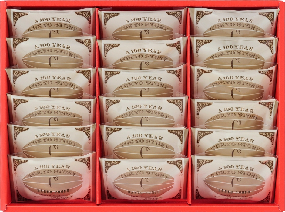 チョコレートマドレーヌ 18個身箱 本体価格2,160円 (税込価格2,332円)