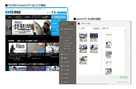 動画コンテンツ販売ビジネス(OTT)をフルサポートする 「admintTV Biz」を11月27日より提供開始！