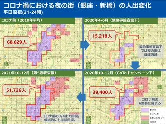 コロナ前に戻りつつある人流をマップ上で商圏分析に活用　 「あさひる統計」が3月15日アップデート