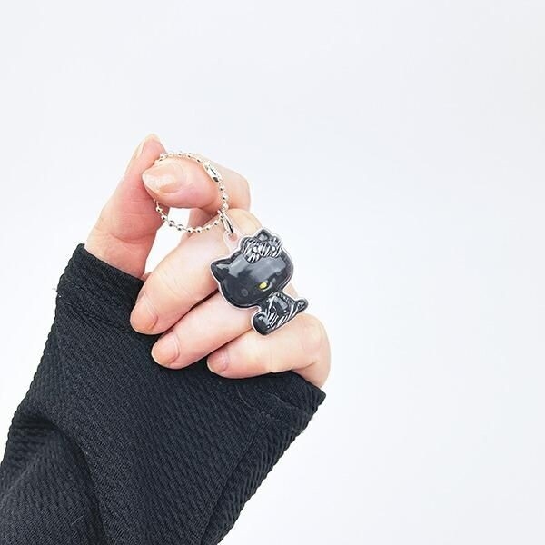 ハローキティのおしゃれなぷっくりったいキーホルダー