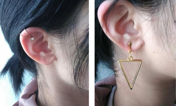 イヤーアクセ 着用例