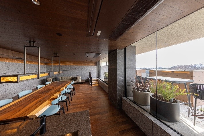 5階共用施設「フジビューラウンジ」