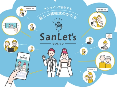 オンライン参列システム「SanLet's」結婚式のオンライン 参列者数がサービス開始より累計10万人を突破！