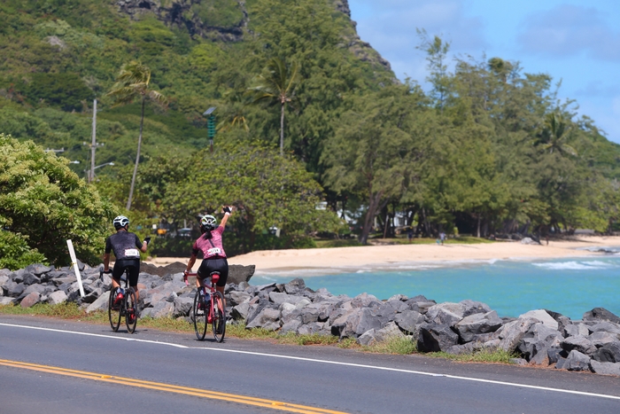 ホノルルセンチュリーライドの様子(1)