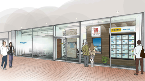 【店舗完成予想パース】