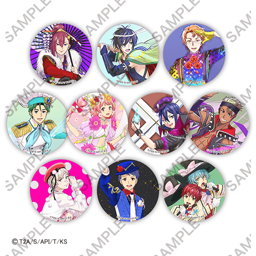 缶バッジ ED ver(全10種/ブラインド) 各440円(税込)