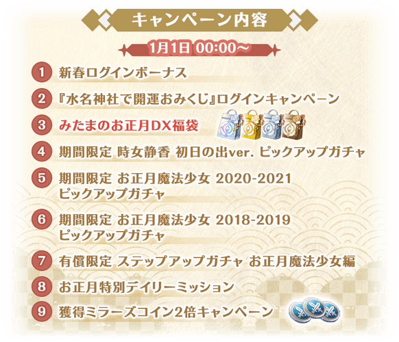 マギアレコード 魔法少女まどか マギカ外伝 23年1月1日00 00より お正月キャンペーン を開催予定 他 Newscast