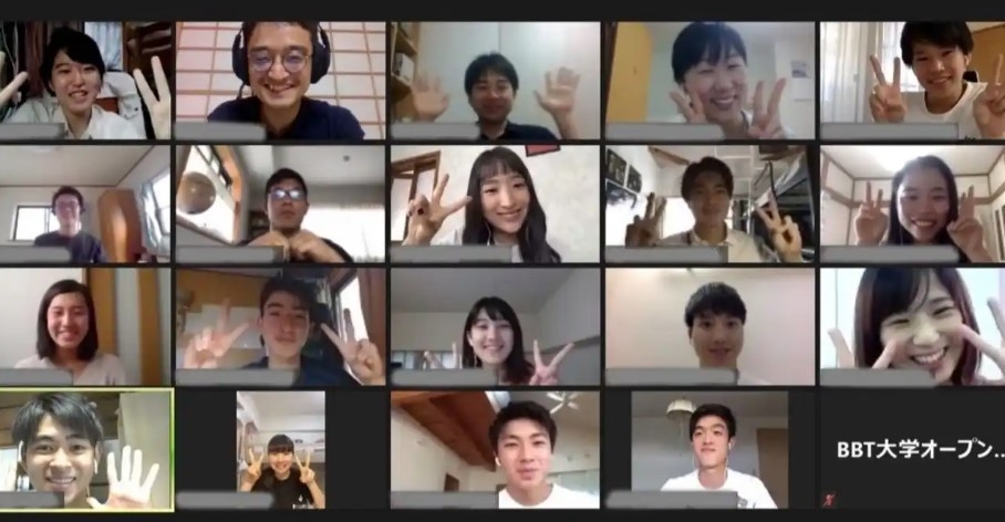 写真:オンラインオープンキャンパスの様子