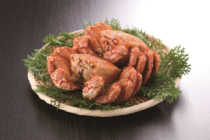 「北海道枝幸産 毛ガニ」