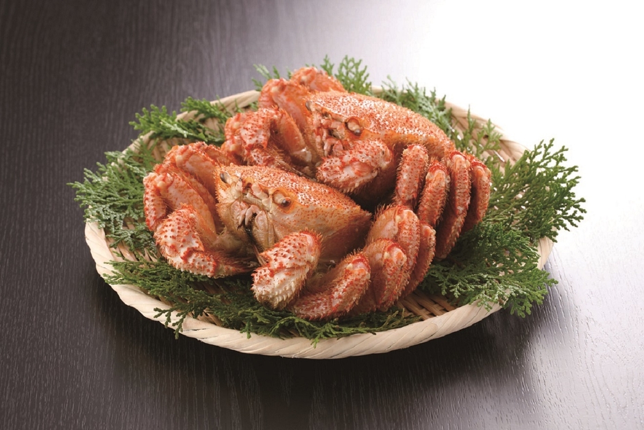 「北海道枝幸産 毛ガニ」