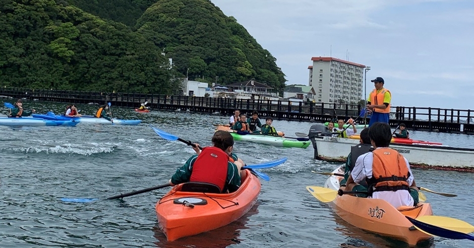 令和6年(2024年)実施のシーカヤック体験の様子