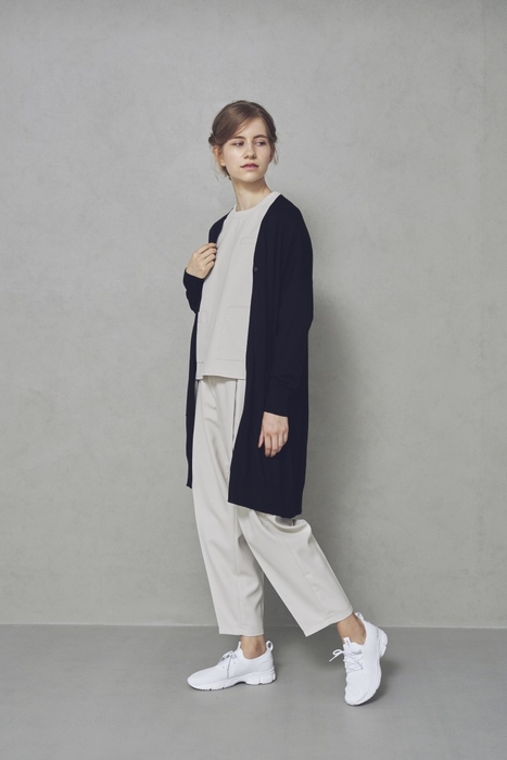 シルク カーディガン ロング