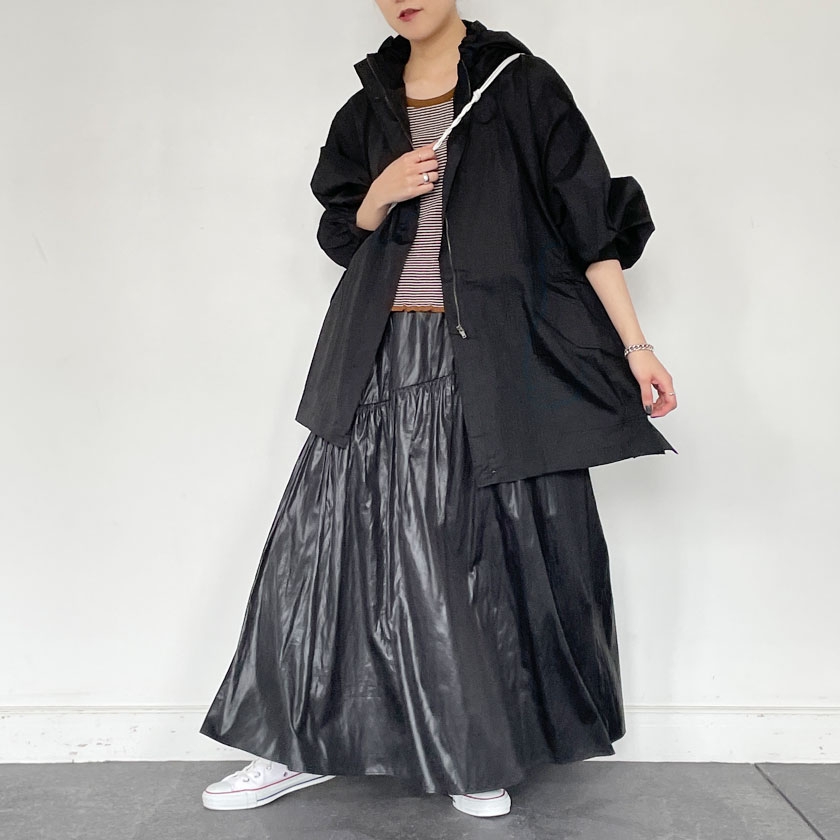 ENTO「ポケッタブルブルゾン」ブラック