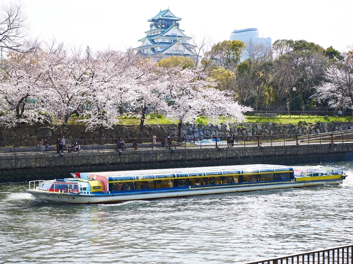 アクアライナー 大阪城お花見クルーズ