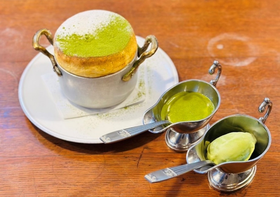 とろける足柄茶スフレパンケーキ