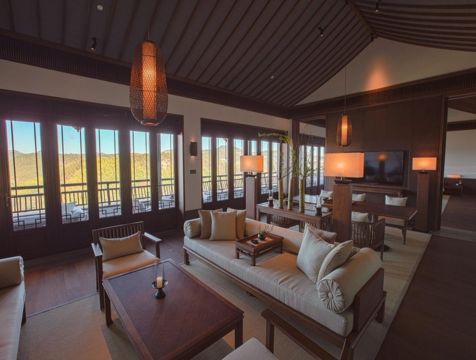 スイート カスケ マウンテンのリビング