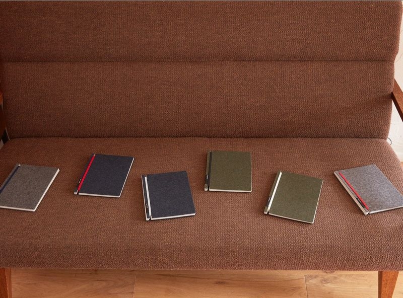 【リプラグ】名刺ファイル『Log book : Felt(ログブック フェルト)』