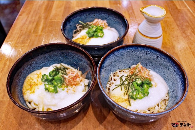 オクラとろろ生そうめん・うどん・そば