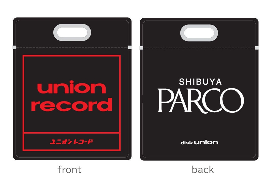 SHIBUYA PARCO×union record コラボレーションキャリングバッグ
