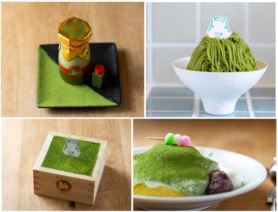 新茶の美味しい季節にお濃茶抹茶スイーツが新登場 　熱海プリン全店で楽しめる静岡抹茶フェア開催中！