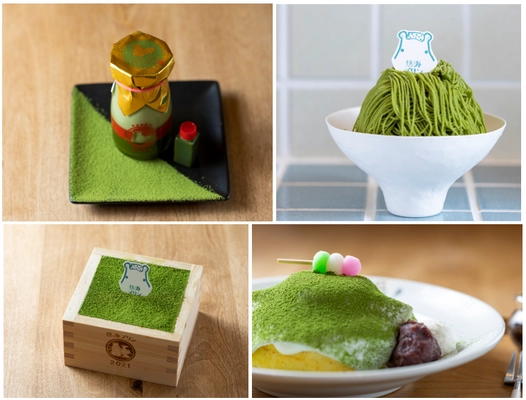 新茶の美味しい季節にお濃茶抹茶スイーツが新登場 　熱海プリン全店で楽しめる静岡抹茶フェア開催中！