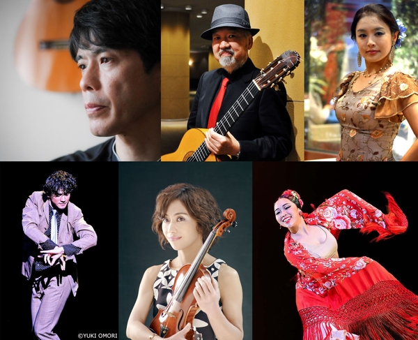 (上段左から)大渕博光、山崎まさし、やのちえみ (下段左から)土方憲人、平松加奈、伊藤笑苗