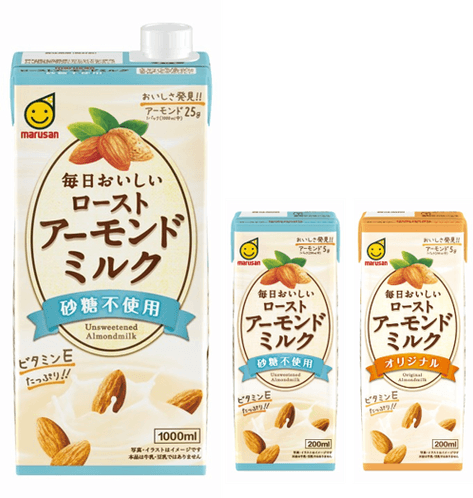 マルサンアイ株式会社　アーモンドミルク一覧