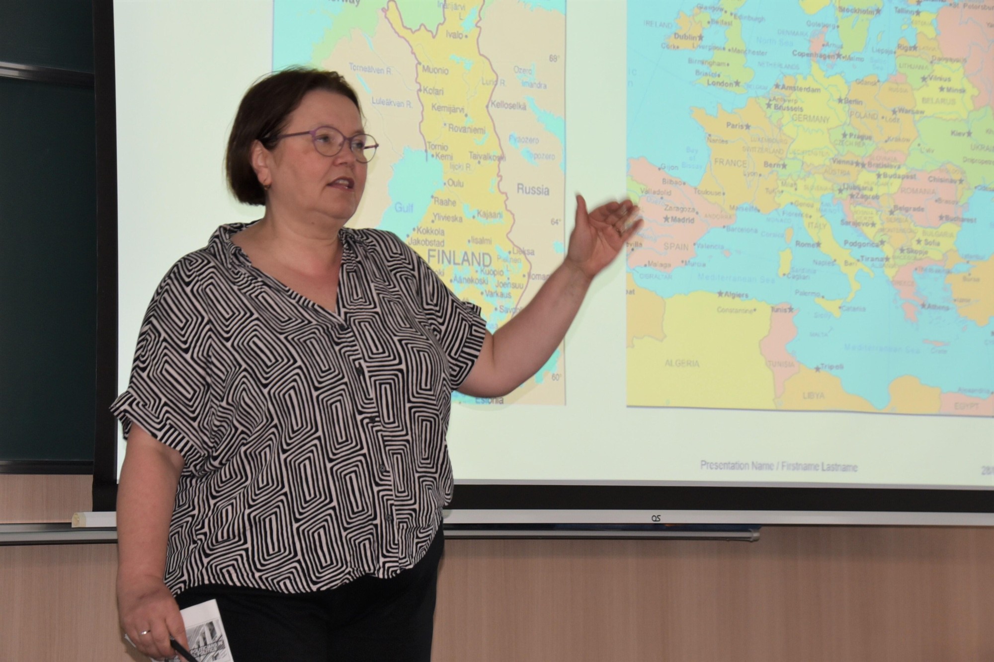 【名城大学】ヘルシンキ大学（フィンランド）のアイラクシネン准教授が都市情報学部で講義