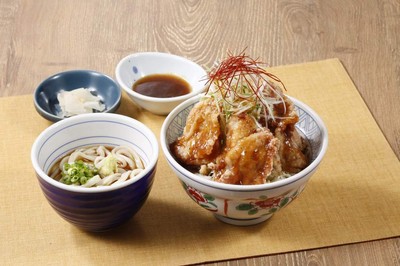 たっぷりねぎの山賊丼セット