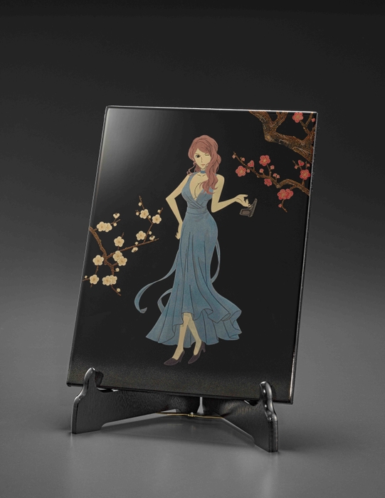 輪島塗 本蒔絵 峰不二子