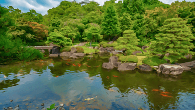 好古園|御屋敷の庭