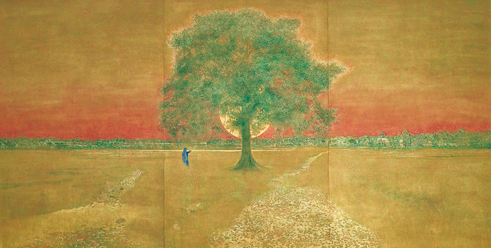 「稼穡望郷-陽昇る」1993年　第48回春の院展