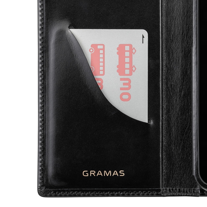 <手帳型>カード落下防止