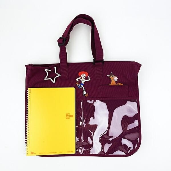 アコモデ×トイストーリーのマルチポケットトートバッグ