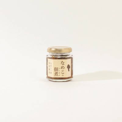 今回使用した「いわきの逸品」はこちら！「なめこ佃煮」