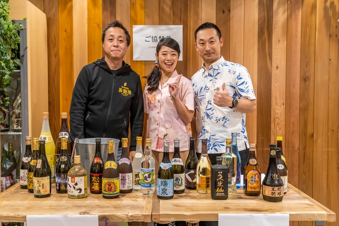 泡盛マイスターの泡盛コーナー