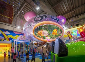 「夢のプロジェクションマッピングショー ～恐竜と一緒に・ぴょんぴょんダンス～」が 3月20日おやつタウンに新登場！