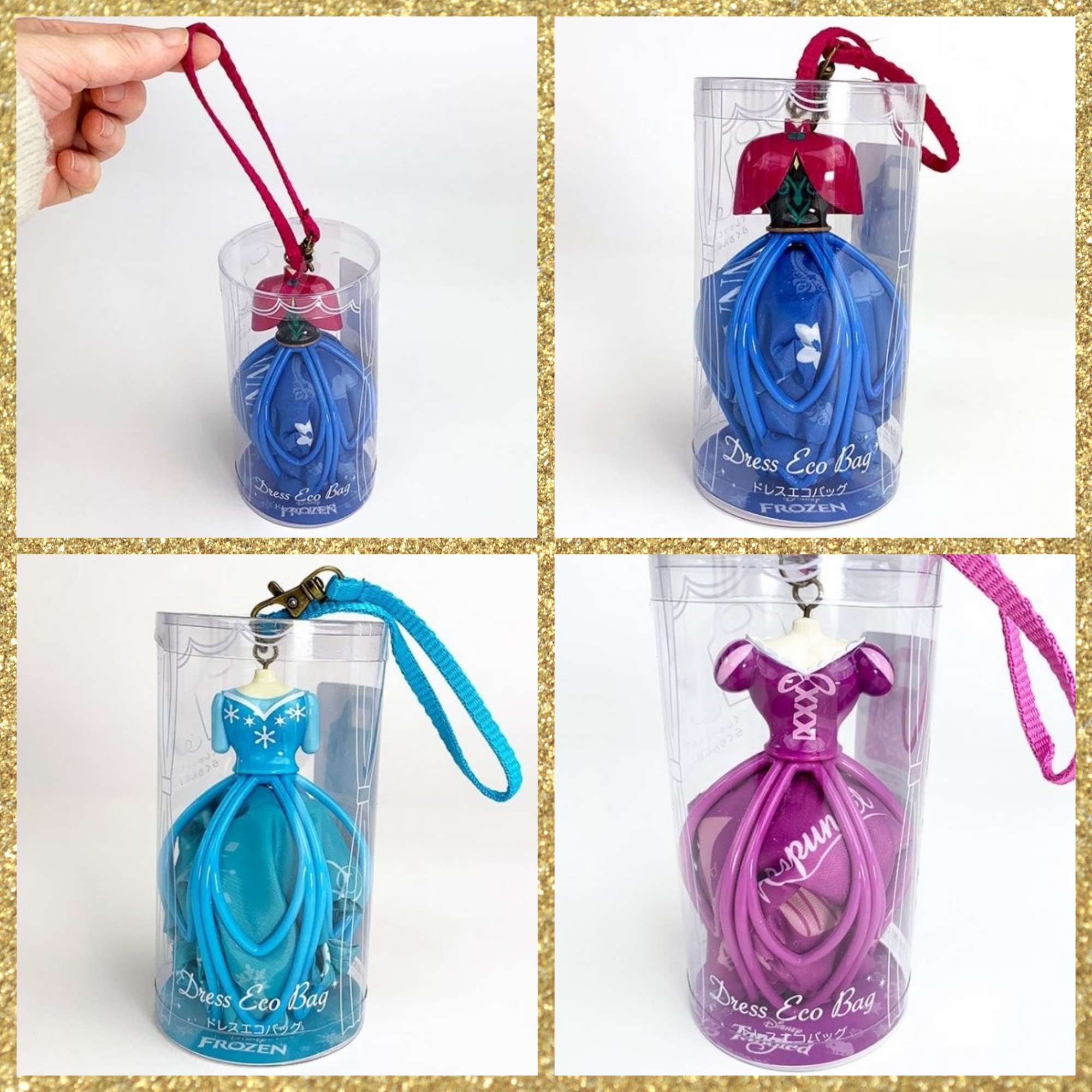 ディズニープリンセスのドレスがエコバッグに?!あの憧れのドレスを持ち歩こう♪
