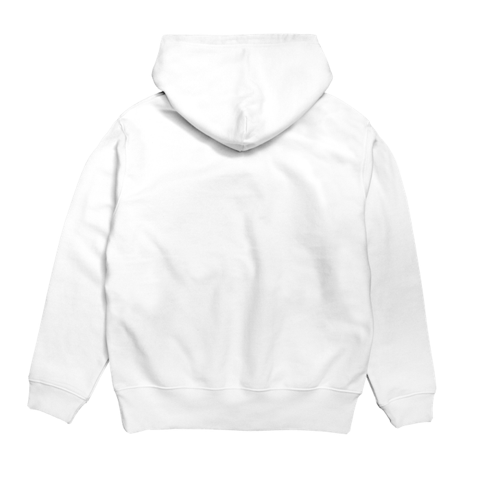 パーカー裏面デザイン無し(ホワイト)