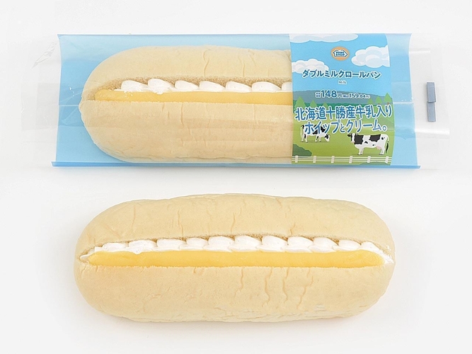 ダブルミルクロールパン 画像 イメージ