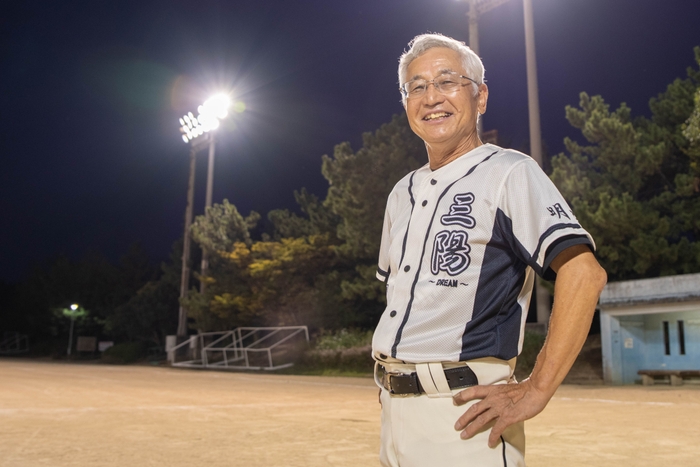 73歳 現役野球部員 森本 憲二