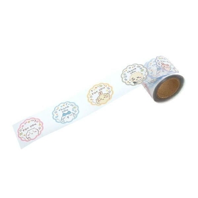 ちいかわのぷっくり感が魅力のボンボンドロップシール