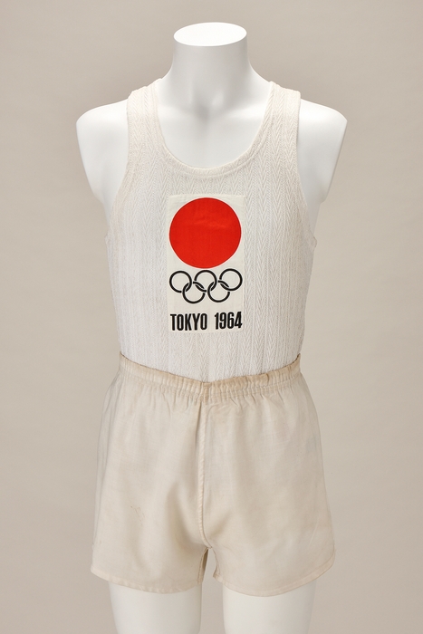 1964年東京大会 聖火ランナー用シャツ、パンツ(男性用)