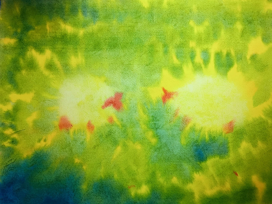 草原のヒツジたち