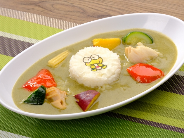 けろけろけろっぴのグリーンカレー　1,280円(税抜)