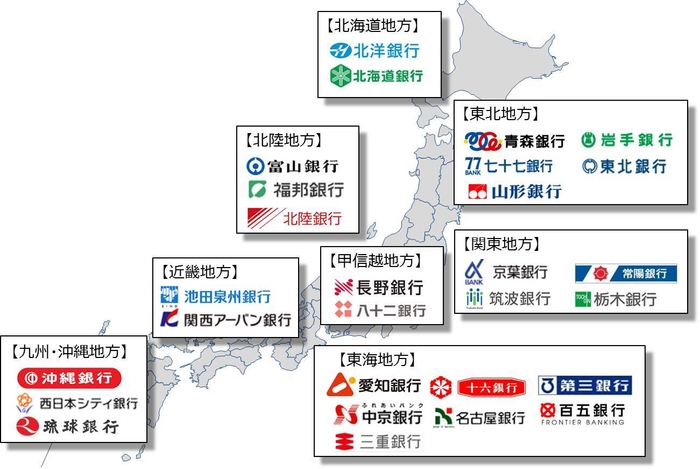 提携銀行【4月24日現在】