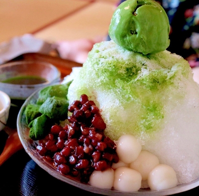 夏季限定　抹茶のかき氷